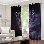 Galaxy Jaguar Print Blackout Grommet Curtains