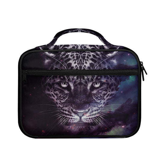 Galaxy Jaguar Print Briefcase Bible Bag