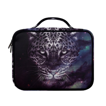 Galaxy Jaguar Print Briefcase Bible Bag