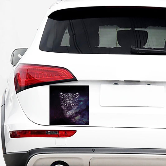 Galaxy Jaguar Print Car Sticker