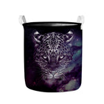 Galaxy Jaguar Print Collapsible Laundry Basket