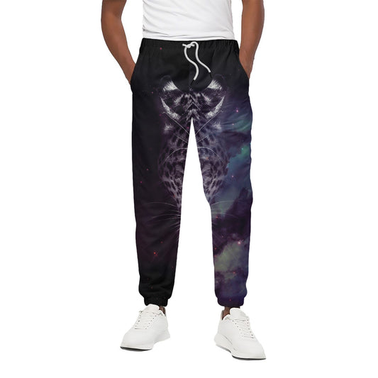 Galaxy Jaguar Print Cotton Pants