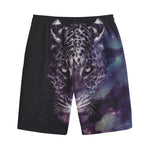 Galaxy Jaguar Print Cotton Shorts