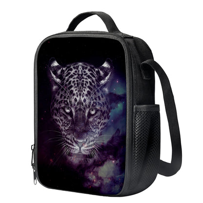 Galaxy Jaguar Print Crossbody Lunch Bag