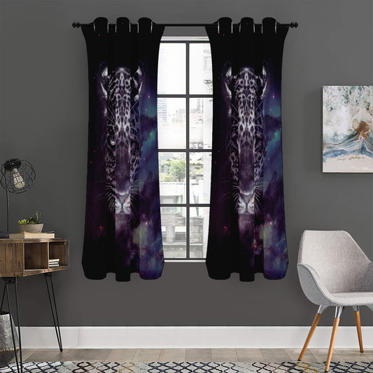 Galaxy Jaguar Print Curtain