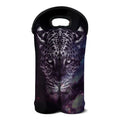 Galaxy Jaguar Print Double Neoprene Wine Tote