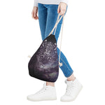 Galaxy Jaguar Print Drawstring Bag