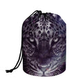 Galaxy Jaguar Print Drawstring Makeup Bag