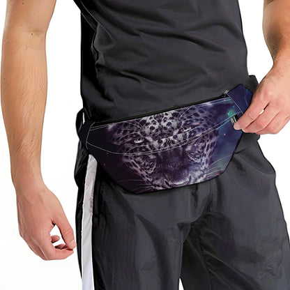 Galaxy Jaguar Print Fanny Pack
