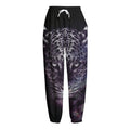 Galaxy Jaguar Print Fleece Lined Knit Pants
