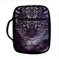 Galaxy Jaguar Print Front Pocket Bible Bag