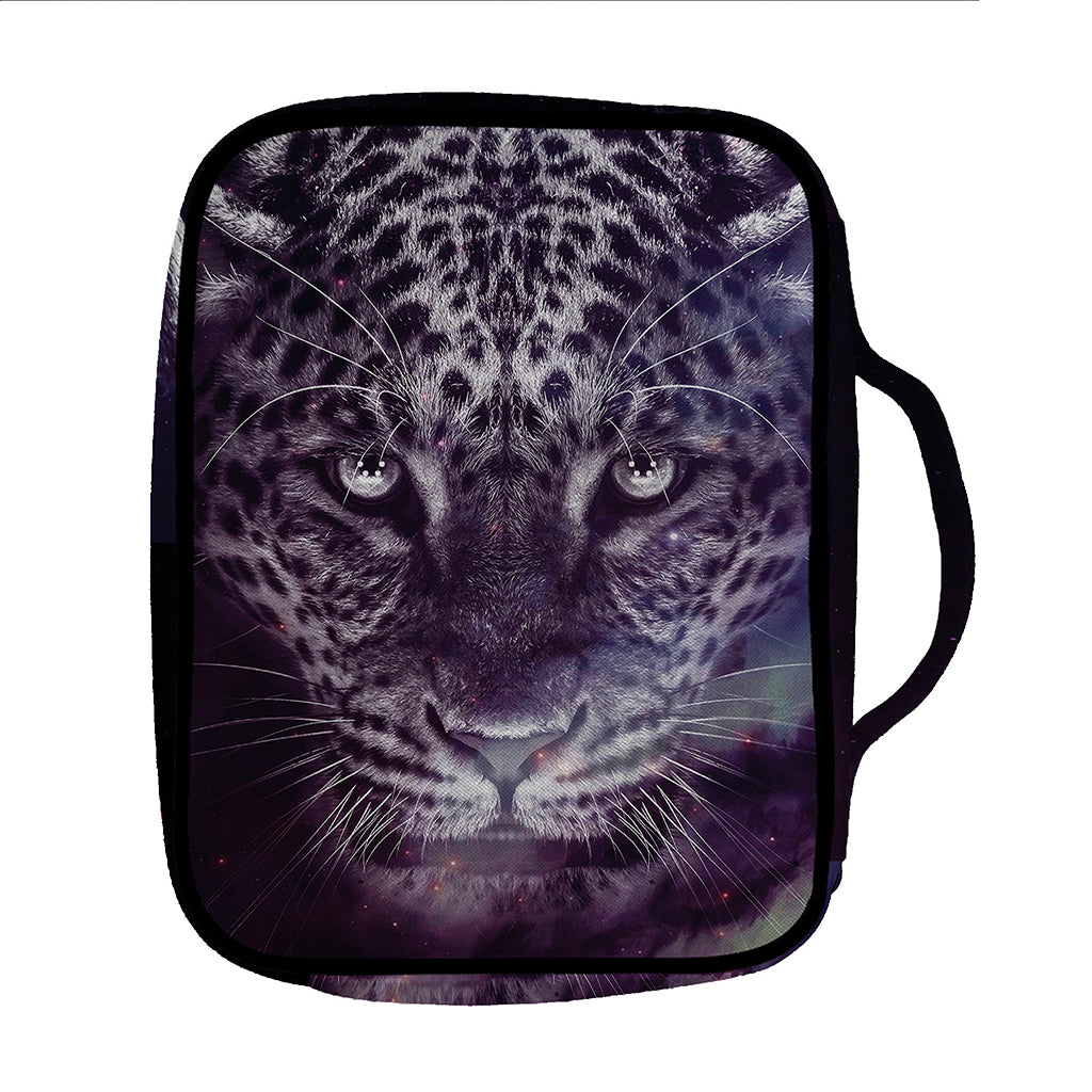 Galaxy Jaguar Print Front Pocket Bible Bag