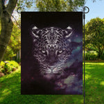 Galaxy Jaguar Print Garden Flag