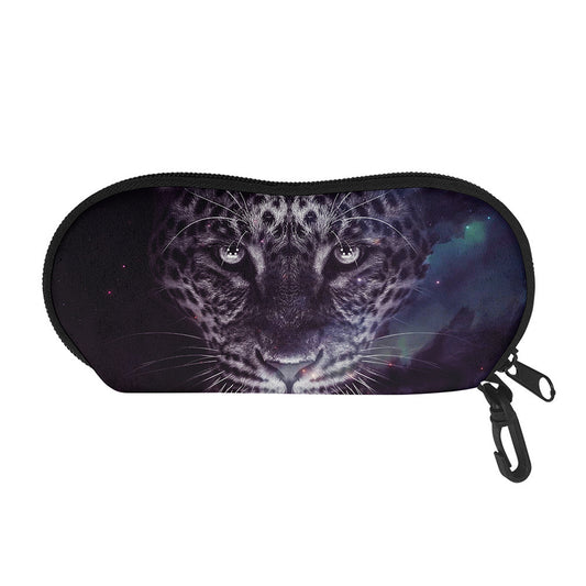 Galaxy Jaguar Print Glasses Case