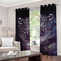 Galaxy Jaguar Print Grommet Curtains