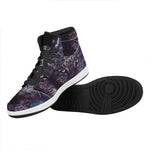 Galaxy Jaguar Print High Top Leather Sneakers