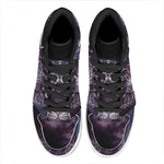 Galaxy Jaguar Print High Top Leather Sneakers