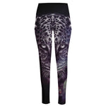 Galaxy Jaguar Print High-Waisted Pocket Leggings