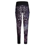 Galaxy Jaguar Print High-Waisted Pocket Leggings