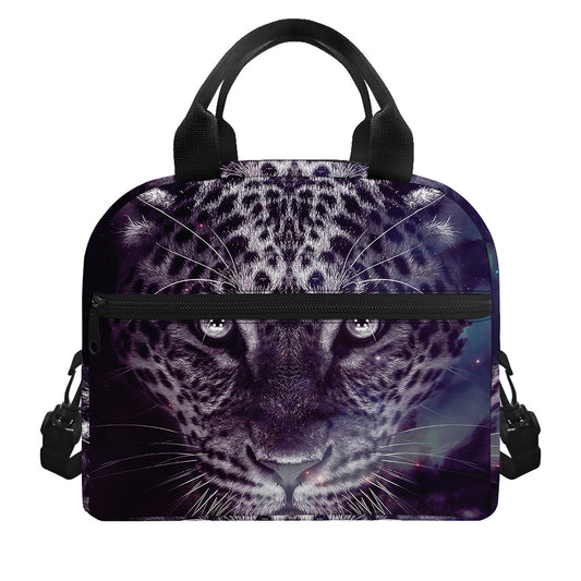 Galaxy Jaguar Print Insulated Lunch Bag