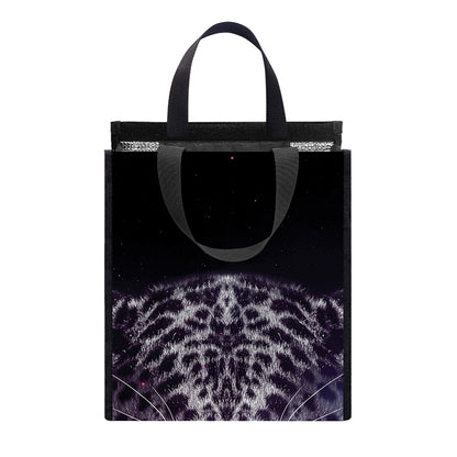 Galaxy Jaguar Print Insulated Lunch Tote
