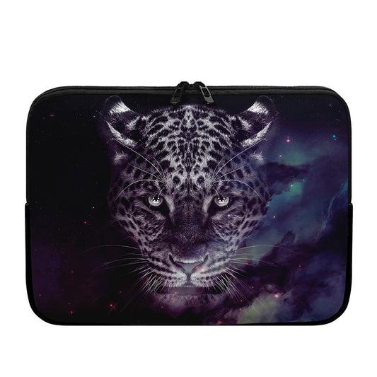 Galaxy Jaguar Print Laptop Sleeve