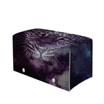 Galaxy Jaguar Print Leather Tissue Box Cover