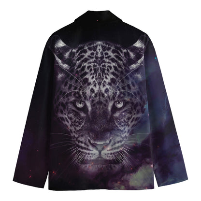 Galaxy Jaguar Print Men's Blazer