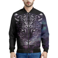 Galaxy Jaguar Print Men's Bomber Jacket