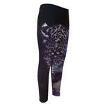 Galaxy Jaguar Print Men's Compression Pants