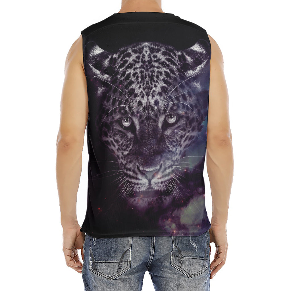 Galaxy Jaguar Print Men's Fitness Tank Top