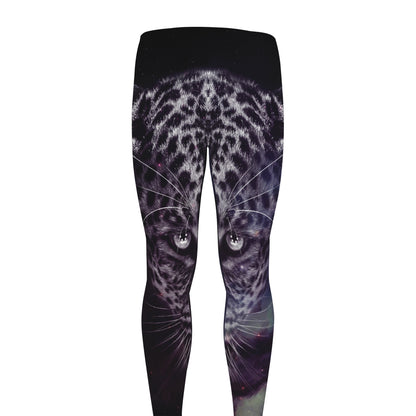 Galaxy Jaguar Print Men's leggings