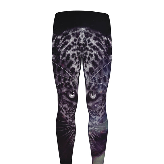 Galaxy Jaguar Print Men's leggings