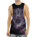 Galaxy Jaguar Print Men's Muscle Tank Top