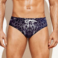 Galaxy Jaguar Print Men's Swim Briefs