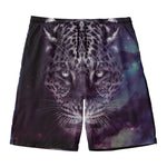 Galaxy Jaguar Print Men's Swim Trunks