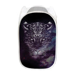 Galaxy Jaguar Print Mesh Laundry Hamper