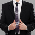 Galaxy Jaguar Print Necktie