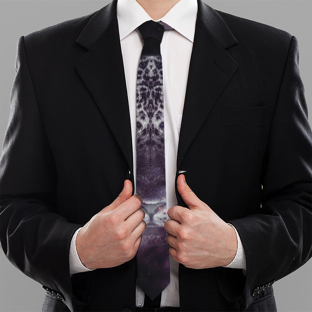 Galaxy Jaguar Print Necktie
