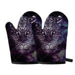 Galaxy Jaguar Print Oven Mitts
