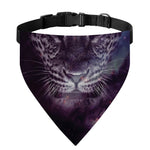 Galaxy Jaguar Print Over The Collar Dog Bandana