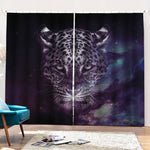 Galaxy Jaguar Print Pencil Pleat Curtains