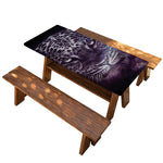 Galaxy Jaguar Print Picnic Table Cover