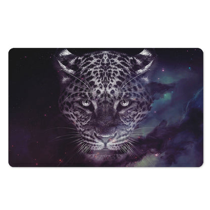 Galaxy Jaguar Print Polyester Doormat