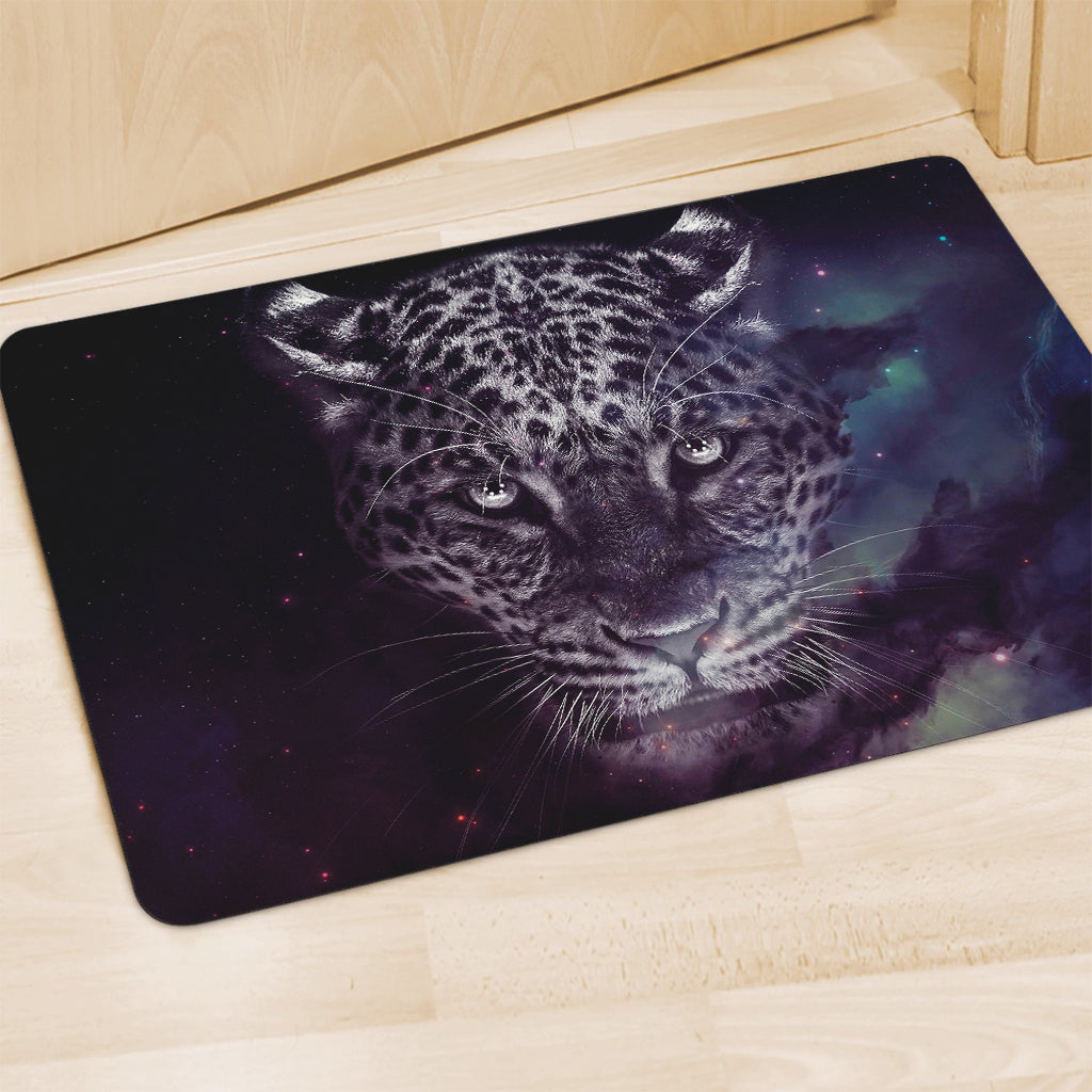 Galaxy Jaguar Print Polyester Doormat