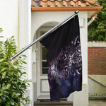 Galaxy Jaguar Print Polyester Flag