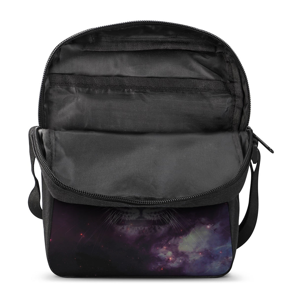 Galaxy Jaguar Print Rectangular Crossbody Bag