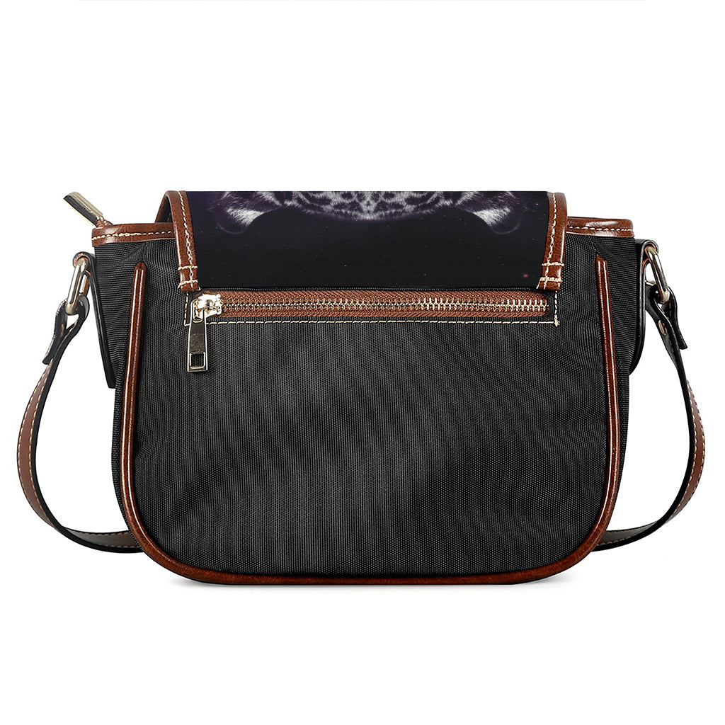 Galaxy Jaguar Print Saddle Bag