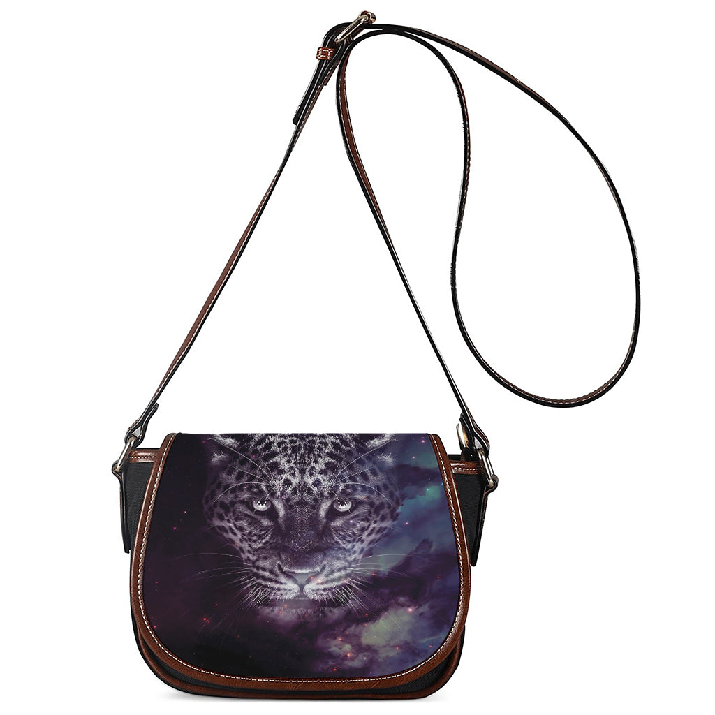 Galaxy Jaguar Print Saddle Bag