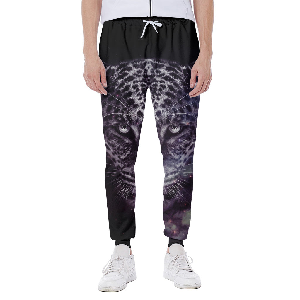 Galaxy Jaguar Print Scuba Joggers